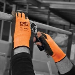 TraffiGlove TG350 3 Digit Polyurethane Cut Level 3 Handling Gloves 8 TraffiGlove TG350 3 Digit Polyurethane Cut Level 3 Handling Gloves -Home - Tools - Gloves traffiglove tg350 3 digit polyurethane cut level 3 handling gloves hm 15B25D