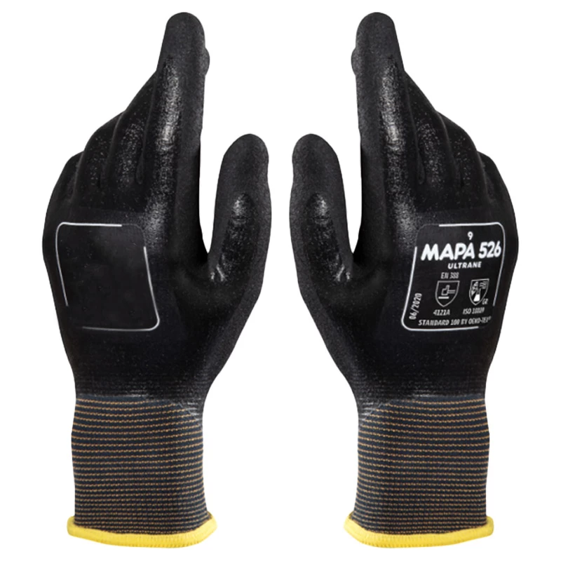 Mapa Ultrane 526 Full Nitrile-Coated Handling Gloves 3 Mapa Ultrane 526 Full Nitrile-Coated Handling Gloves