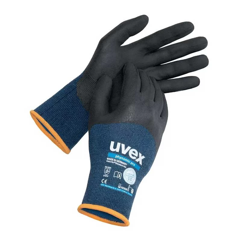Uvex 60062 Phynomic Pro Dirt Resistant Safety Gloves 3 Uvex 60062 Phynomic Pro Dirt Resistant Safety Gloves