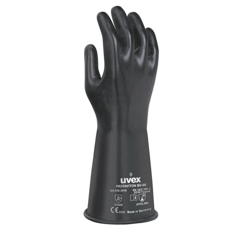 Uvex Profaviton BV-06 Butyl Chemical Resistant Gloves 4 Uvex Profaviton BV-06 Butyl Chemical Resistant Gloves - Image 2