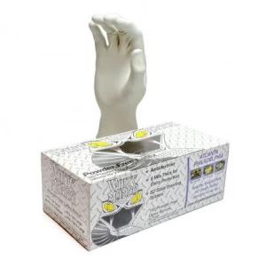 White Mamba Disposable Latex Gloves BX-WMG 3 White Mamba Disposable Latex Gloves BX-WMG